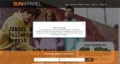 Desktop Screenshot of dev.sun-apparel.com